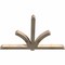 Ekena Millwork Redmond Rough Sawn Timber Gable Bracket, Douglas Fir, 72"W x 48"H x 4"D x 4"F, 16/12 Pitch GBW072X48X0404RED00RDF - alternate 2
